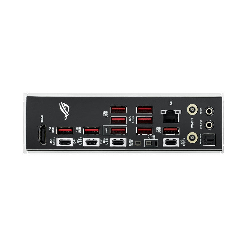 ASUS AMD ROG STRIX X870E-E GAMING WIFI AM5 ATX Motherboard, DDR5 192GB, 1x PCIe 5.0 x16 slot, 5x M.2 slots, 4x SATA, Wi-Fi 7, Realtek 5Gb Ethernet