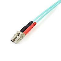 StarTech 5m 16.4ft LC/UPC to LC/UPC OM3 Multimode Fiber Optic Cable