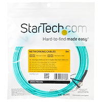 StarTech 5m 16.4ft LC/UPC to LC/UPC OM3 Multimode Fiber Optic Cable