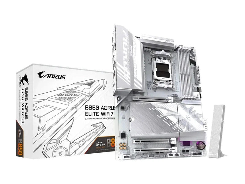 Gigabyte B850 AORUS ELITE WIFI7 ICE AM5 DDR5 ATX Motherboard