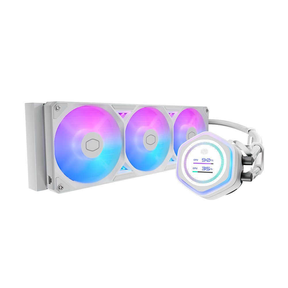 Cooler Master MasterLiquid Atmos II 360 ARGB All-in-One Cooler - White