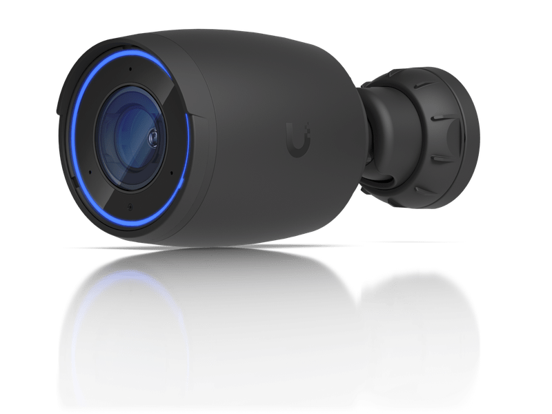 Ubiquiti AI Professional UniFi Protect Indoor/Outdoor 4K PoE Camera, Black, Waterproof IP65, PoE+ Power, Max Power 11W, GbE RJ45 Port,
