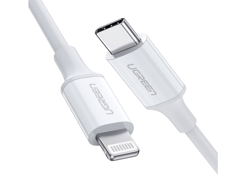 UGREEN TypeC to Lightning M/M Cable Rubber Shell 1m White 10493
