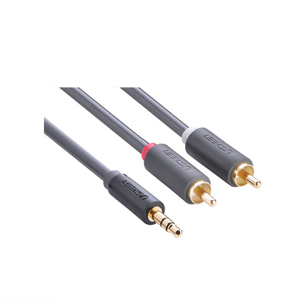 UGREEN 3.5mm male to 2RCA male cable 2M 10510