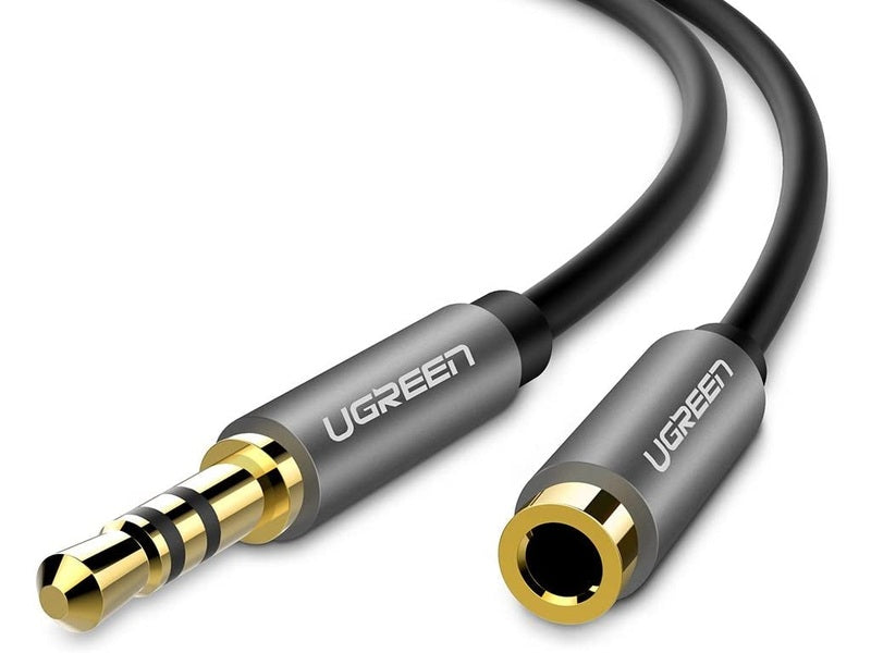 UGREEN 3.5mm Male to 3.5mm Female Extension Cable 5m Black 10538