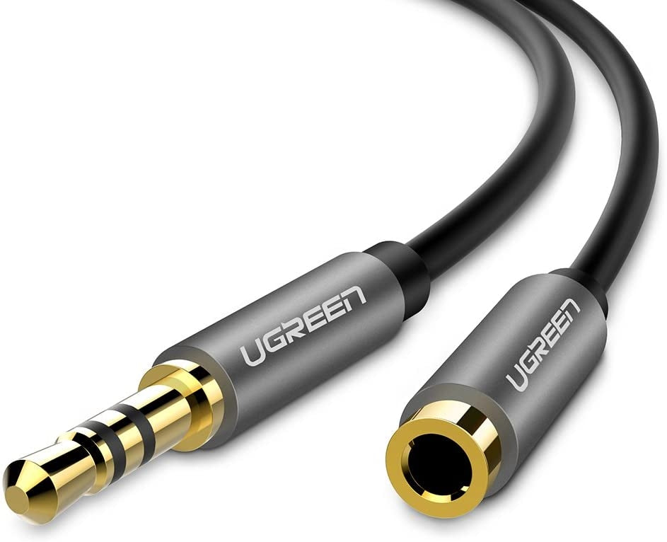 UGREEN 3.5mm Male to 3.5mm Female Extension Cable 3m Black 10595