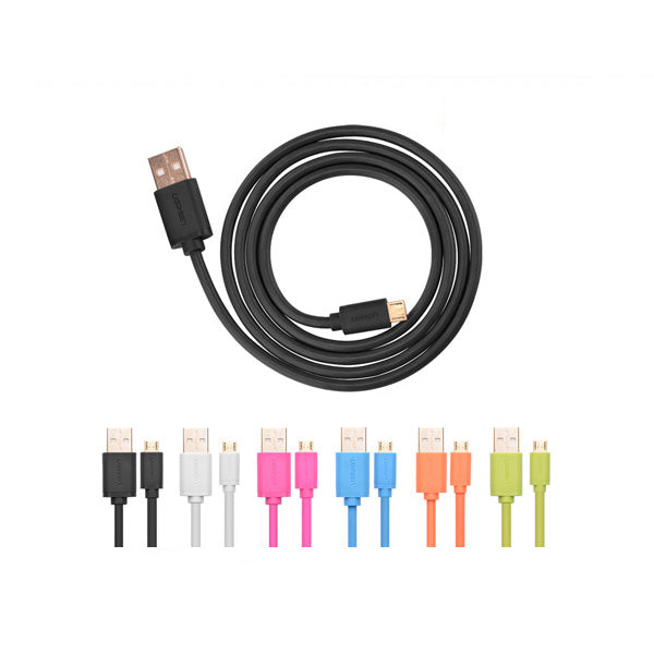 UGREEN Micro USB Male to USB Male cable Gold-Plated - White 2M 10850