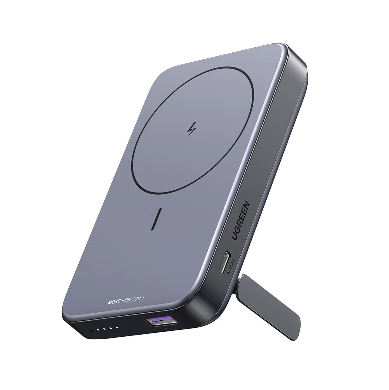 UGREEN 15086 10000mAh Magnetic Wireless Power Bank Sapce Gray