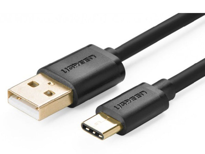 UGREEN USB 2.0 Type A Male to USB 3.1 Type-C Male Charge & Sync Cable - White 1M 30165
