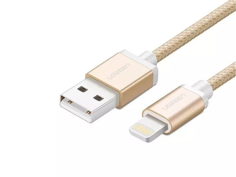 UGREEN 30587 iPhone 8-pin to USB2.0 Sync & Charging Cable 1M Gold