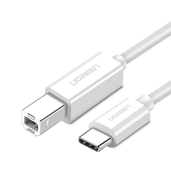 Ugreen Type C to USB-B Cable White 1.5M 40417