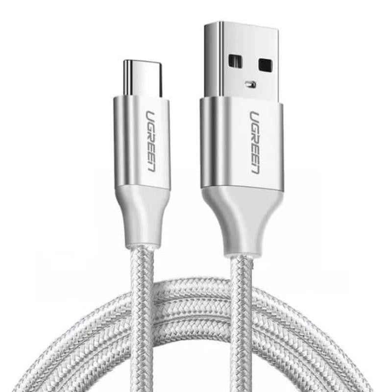 UGREEN 60121 USB 2.0 Type-A to Type-C Male Nickel Plated Cable 1M White