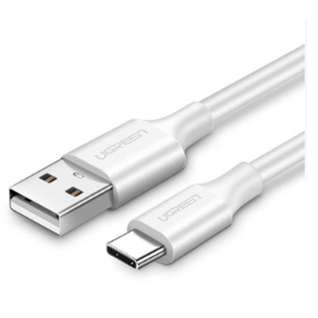 UGREEN 60123 USB 2.0 Type-A to Type-C Male Nickel Plated 2M White