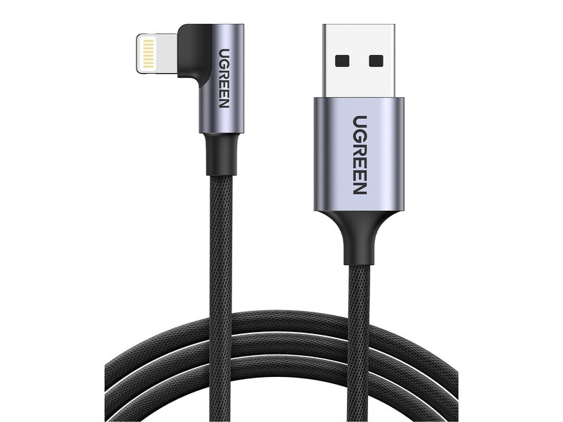 UGREEN 60521 USB-A to 8-pin Lightning 90 Degree Angel Cable 1M