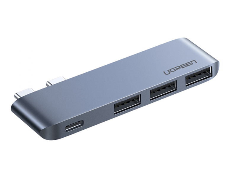 UGREEN 60564 Dual USB-C to USB3.0x3 + USB-C Adaptor