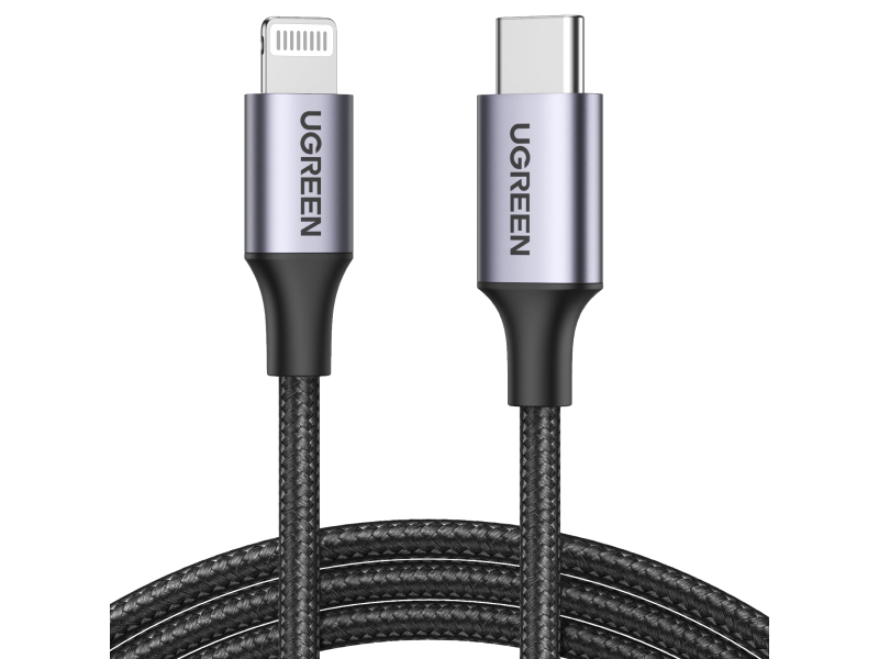 UGREEN 60759 USB-C to Lightning Fast-Charging Cable 1M