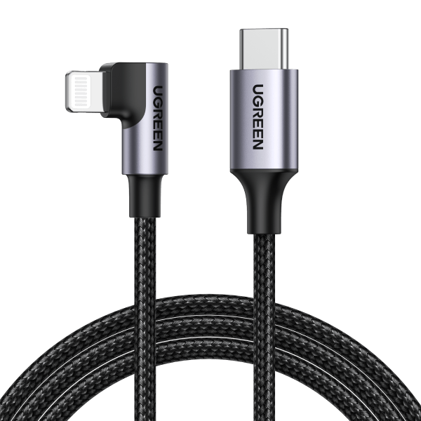 UGREEN 60765 90 Degree USB-C to Lightning Cable 2M