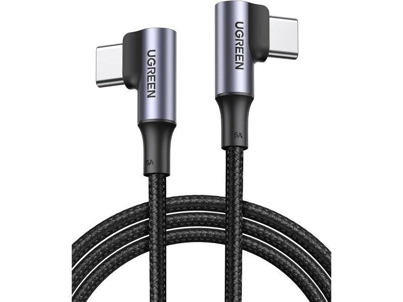 UGREEN 70696 Right Angle 100W USB-C Cable 1M