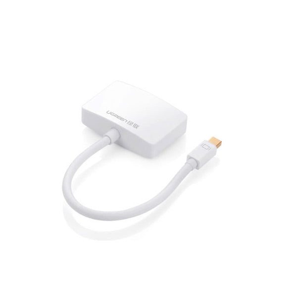 UGreen Mini Display Port to HDMI & VGA Dual Converter Premium ABS case 10427