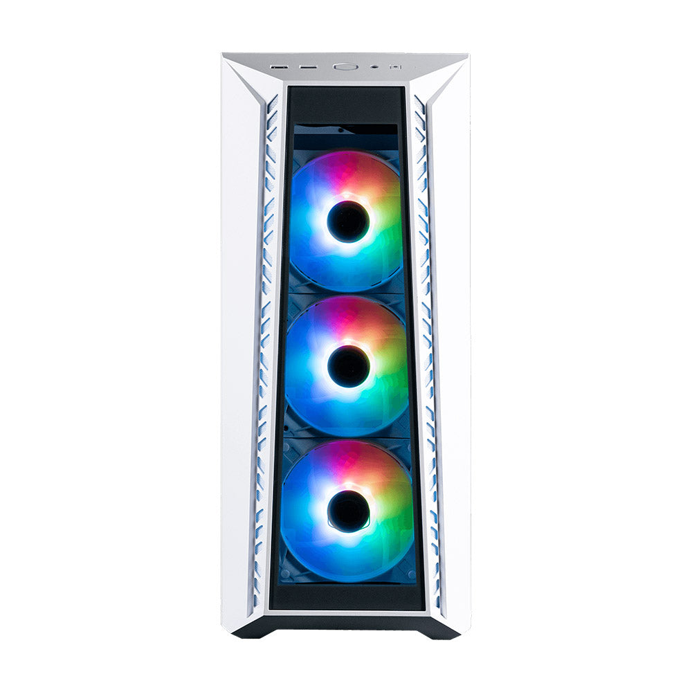 Cooler Master MasterBox 520 ARGB ATX PC Case - White