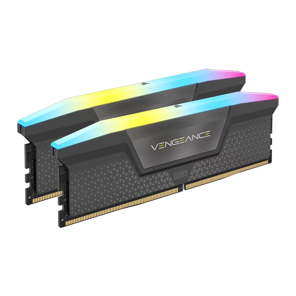 VENGEANCE RGB 96GB 2x48GB DDR5 DRAM 6000MT/s CL36 AMD EXPO & Intel XMP Memory Kit