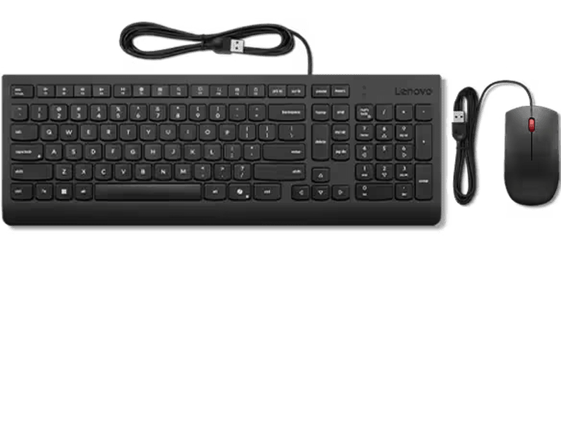 Lenovo Essential Wired Keyboard & Mouse Combo with Copilot Key - 4X31R64400