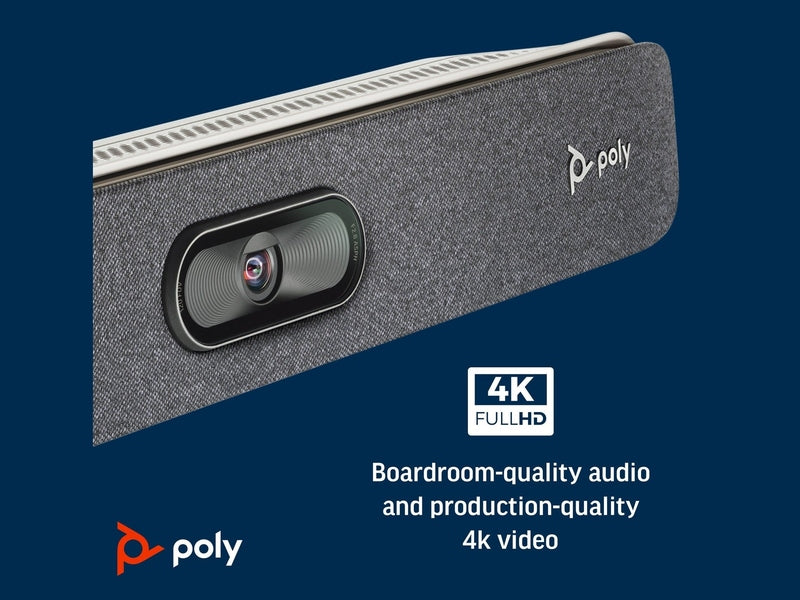 Poly 83Z46AA Studio X30 All-In-One Video Bar with TC8 Controller Kit