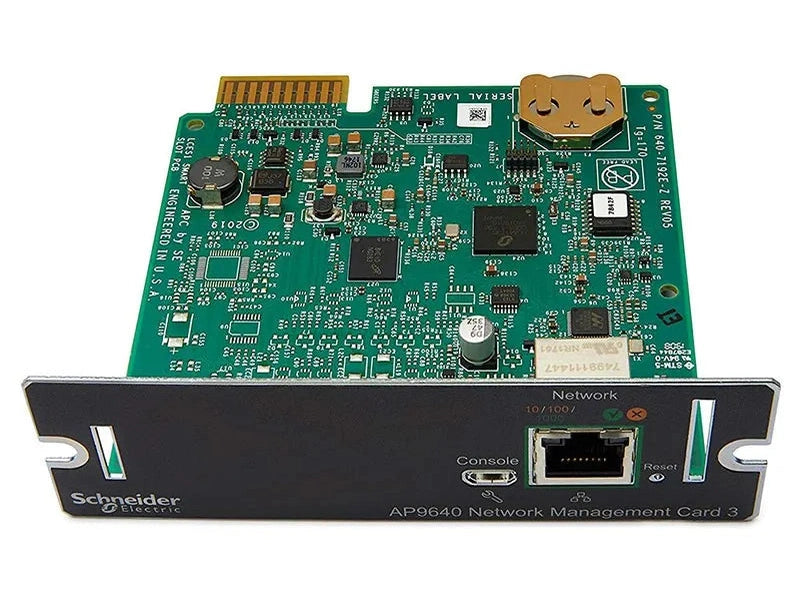 APC AP9640 UPS Network Management Card 3, Device monitoring and management, Network Management Cards, NMC3, secure remote UPS monitoring and management