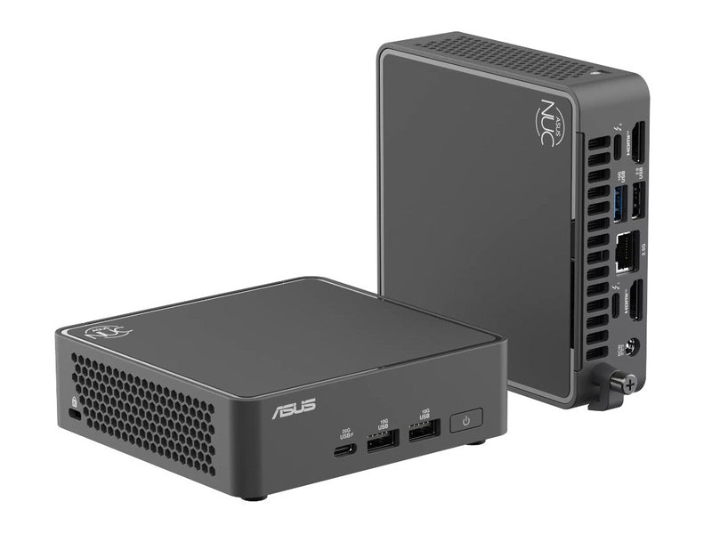 ASUS NUC 15 Pro Barebone Slim Mini PC, Intel Core Ultra 5 225H RNUC15CRKU500004I