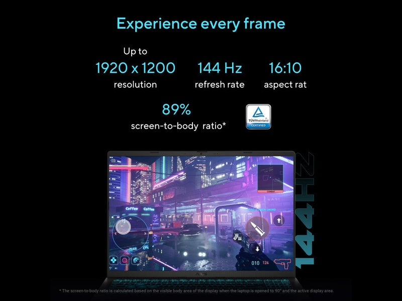 ASUS Vivobook V16 V3607VH 16" WUXGA Core 7 16GB RAM 1TB SSD RTX 5050 Laptop - Black