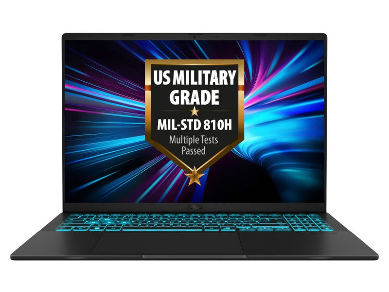 ASUS Vivobook V16 V3607VH 16" WUXGA Core 7 16GB RAM 1TB SSD RTX 5050 Laptop - Black