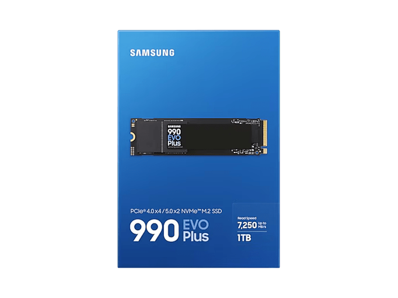 Samsung MZ-V9S1T0BW 990 EVO Plus 1TB PCIe Gen4 NVMe M.2 SSD