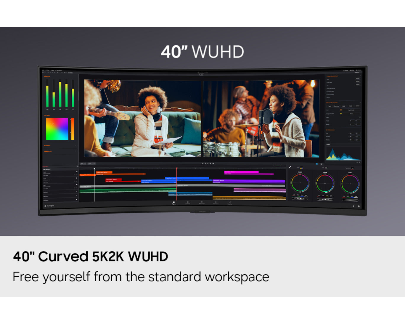 Samsung ViewFinity S8 S85TH 40in 5K2K WUHD VA 144Hz FreeSync Premium Curved Monitor (LS40H850TAEXXY)