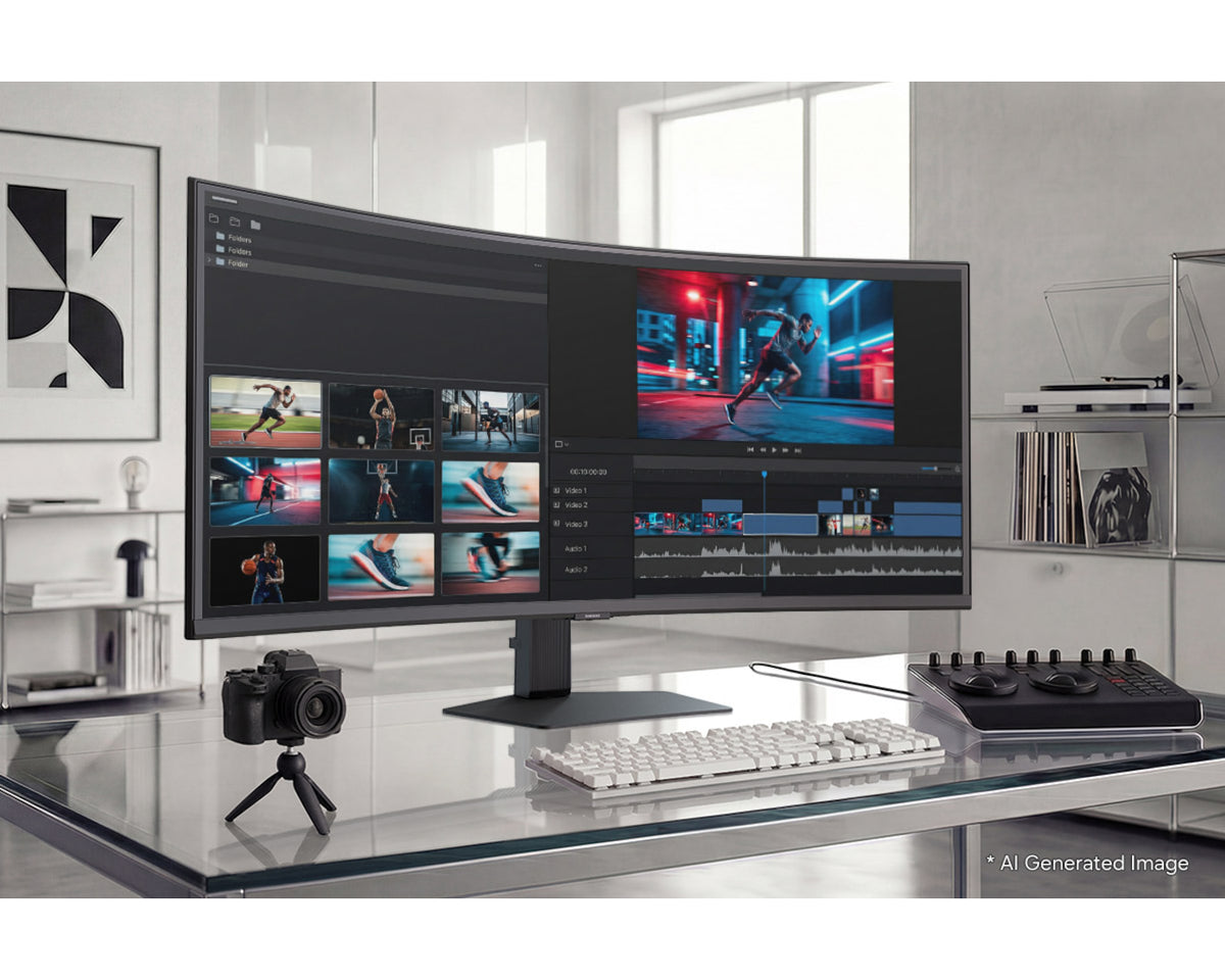 Samsung ViewFinity S8 S85TH 40in 5K2K WUHD VA 144Hz FreeSync Premium Curved Monitor (LS40H850TAEXXY)