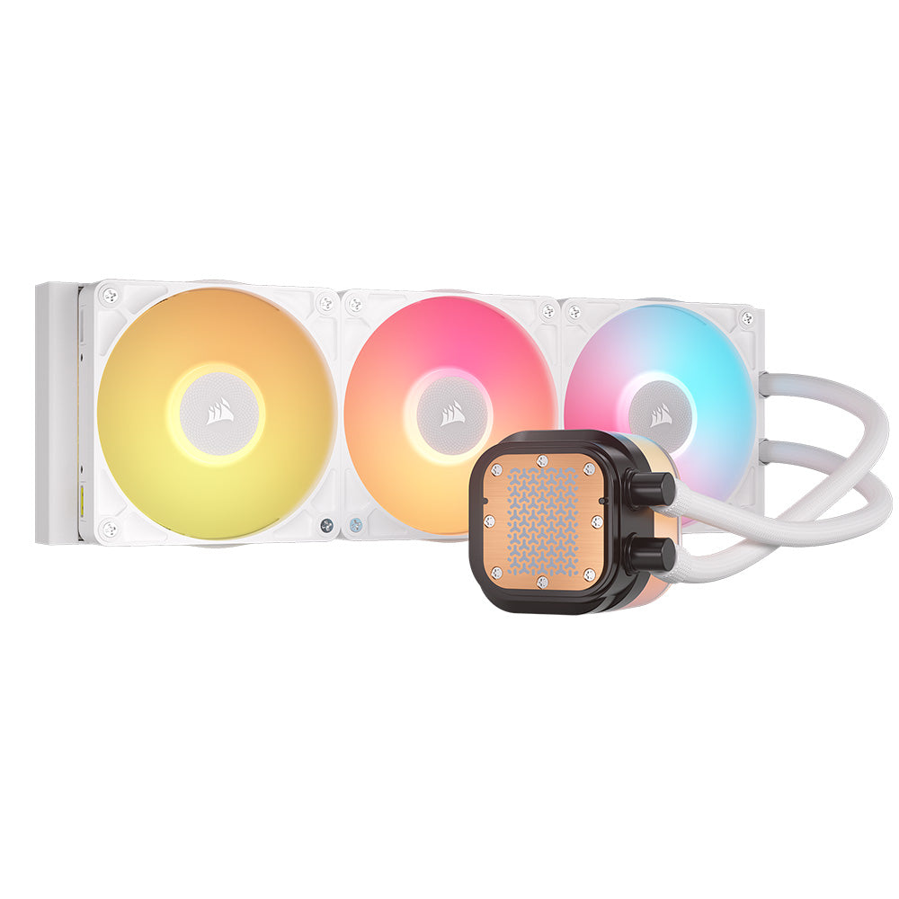 Corsair iCUE LINK TITAN 360 RX LCD Liquid CPU Cooler - White