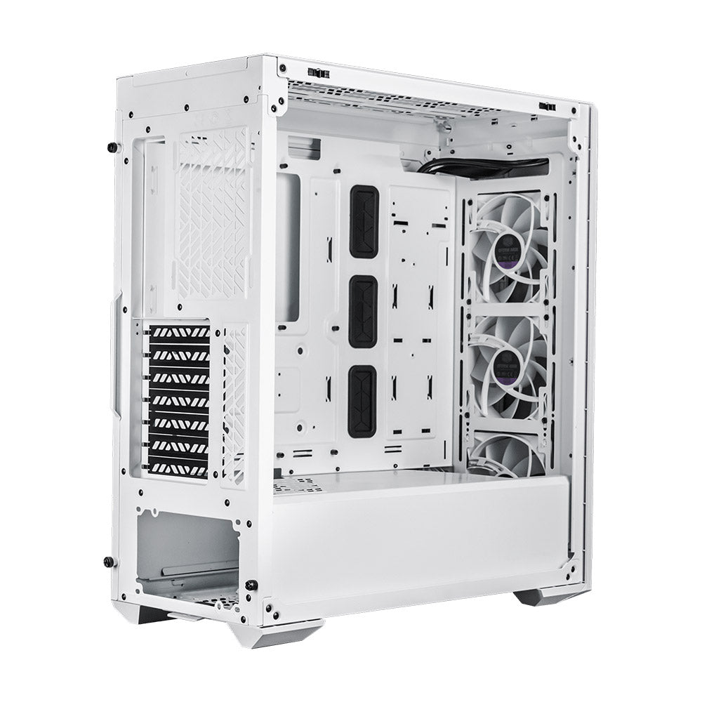 Cooler Master MasterBox 520 ARGB ATX PC Case - White