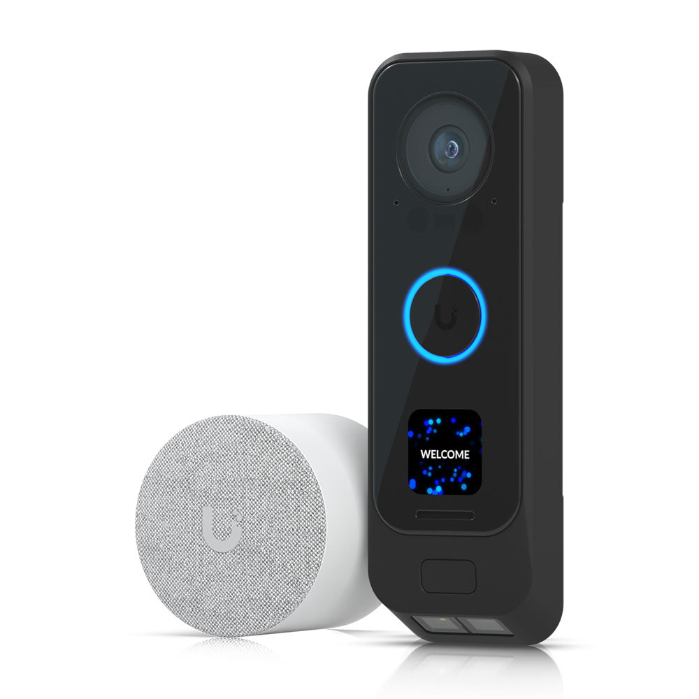 Ubiquiti UniFi Protect G4 Doorbell Pro PoE Kit,5MP CMOS Camera,Night Mode IR Up To 20ft, PoE Power, Includes PoE Chime, WeatherProof IPX4