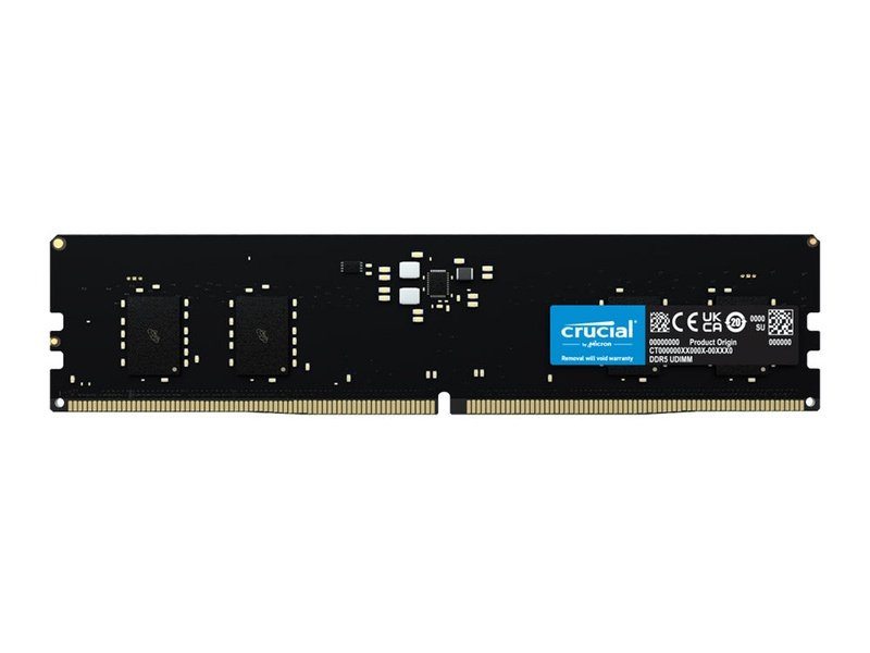 Crucial 8GB 1x8GB DDR5 UDIMM 4800MHz CL40 Desktop PC Memory