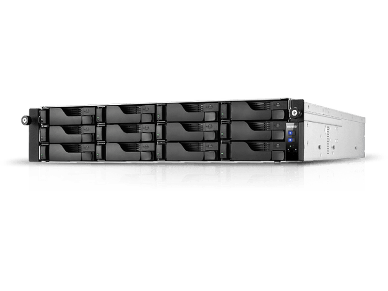 Asustor 12 Bay NAS,Intel ATOM C3538 Quad-Core, 8GB GbE x 2, 2.5 GbE x 2