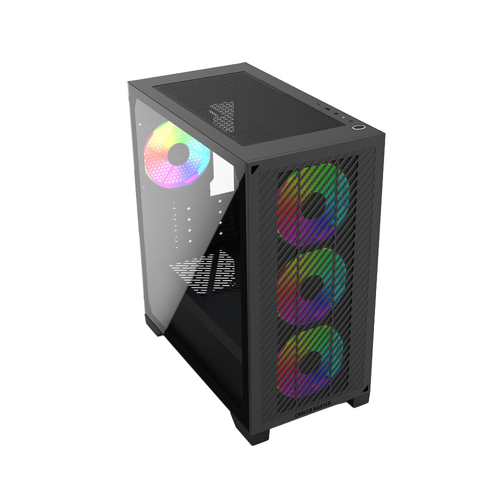 Cooler Master Elite 301 ARGB Case - Black