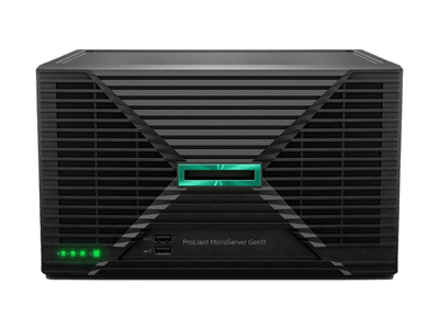 HPE ProLiant MicroServer Gen11 E-2414 2.6GHz 4-Core 1P 16GB‑U DDR5 4LFF-NHP Server 1Y Onsite