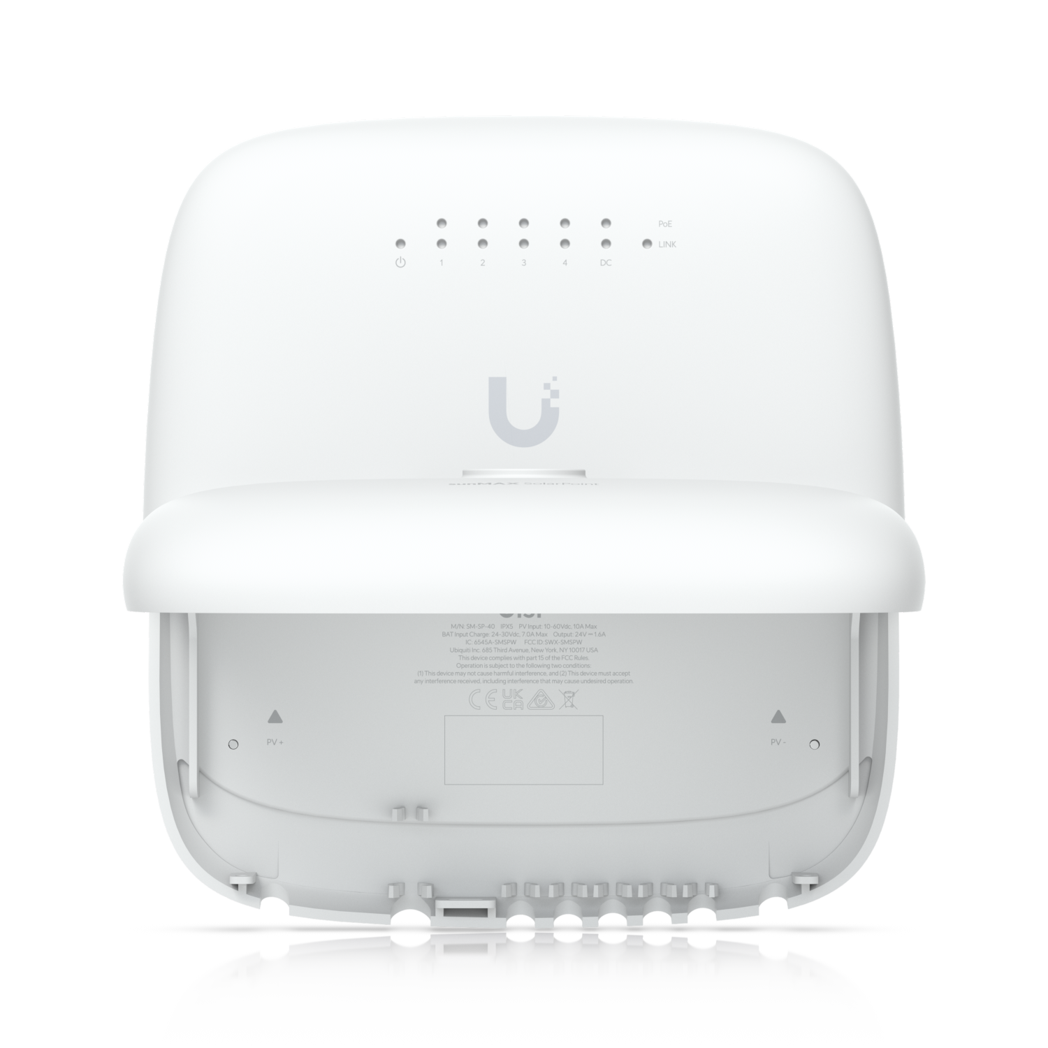 Ubiquiti sunMAX SolarPoint, SM-SP-40, Remotely Managed MPPT 24V 7A Solar Site Charging Appliance