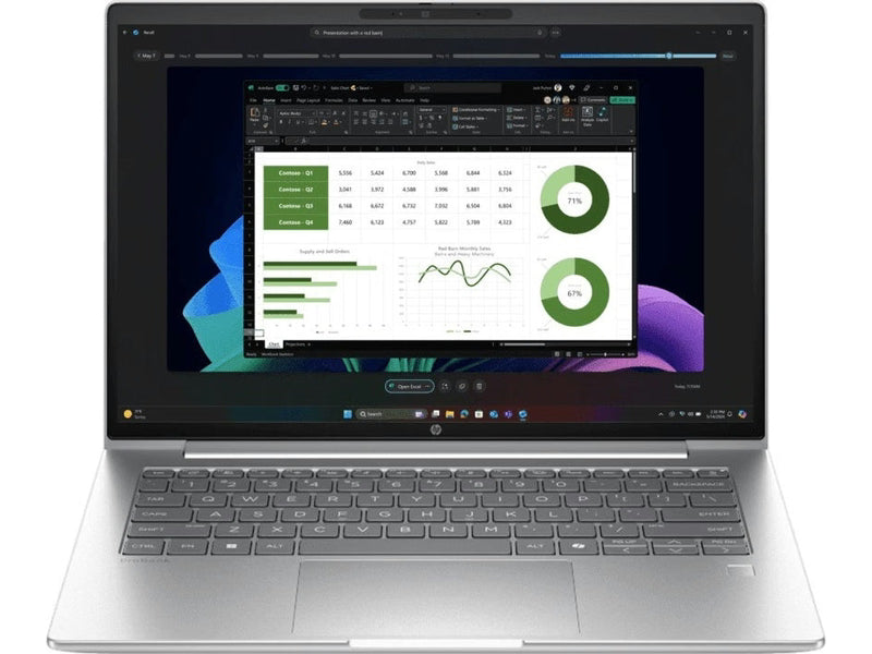 HP K12 ProBook 4 G1i 14" U5-225U 16GB 256GB W11P Msna IR Touch WL BT L-Life Batt 1YR