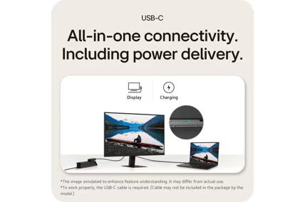 LG 27” QHD IPS 100Hz Monitor with USB-C 27BQ410B-B