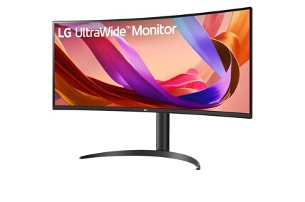 LG UltraWide™ 34" 100Hz WQHD Curved Monitor 34BQ65VA with USB-C