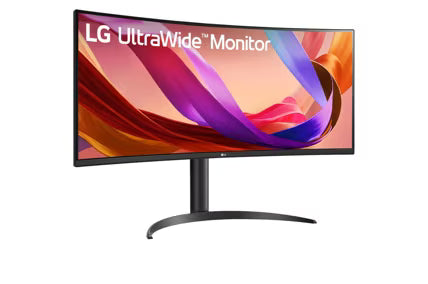 LG UltraWide™ 34" 100Hz WQHD Curved Monitor 34BQ65VA with USB-C