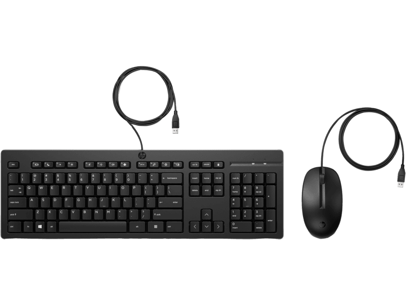 HP 225 USB Wired Mouse and Keyboard Combo