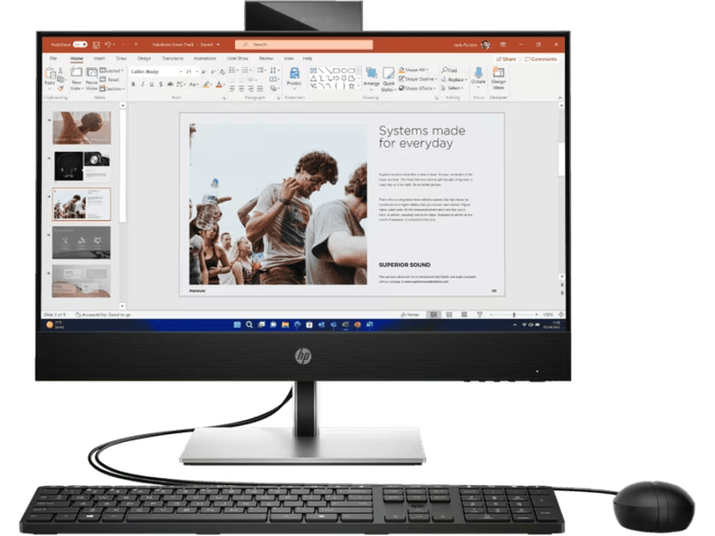 HP ProOne 440 G9 D88BSPT i5-14500 16GB 512GB SSD, 23.8" All-in-One Desktop PC, WLAN, Win11 Pro, 3YR NBD Onsite Warranty