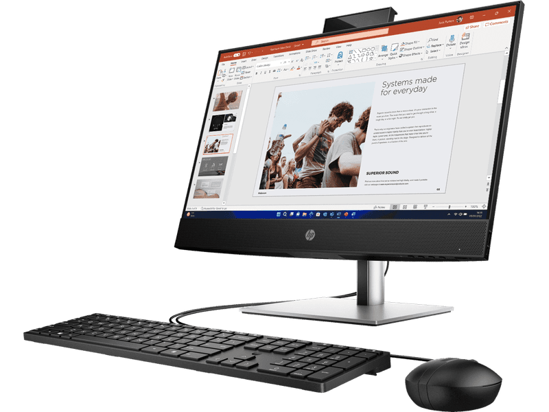 HP ProOne 440 G9 D88BSPT i5-14500 16GB 512GB SSD, 23.8" All-in-One Desktop PC, WLAN, Win11 Pro, 3YR NBD Onsite Warranty