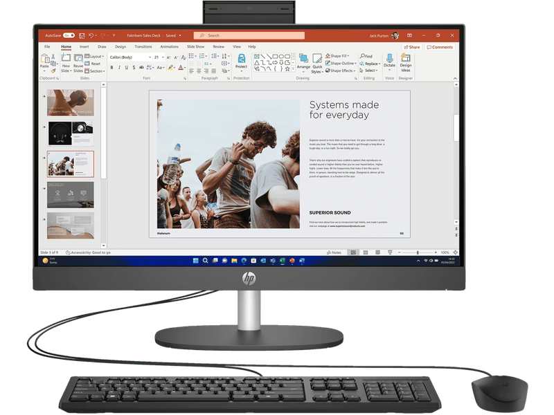 HP ProOne 240 G10 AIO Nt I7-1355U 16GB 512GB W11P 1YR
